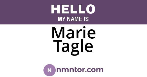 Marie Tagle