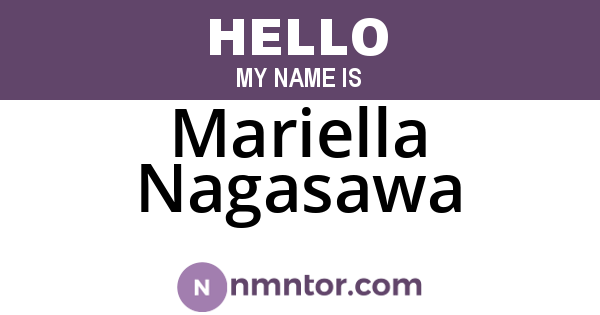 Mariella Nagasawa