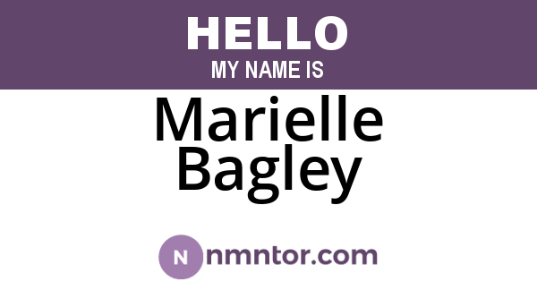 Marielle Bagley