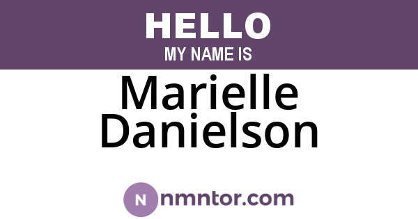 Marielle Danielson