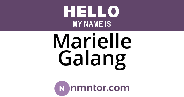 Marielle Galang