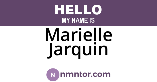 Marielle Jarquin