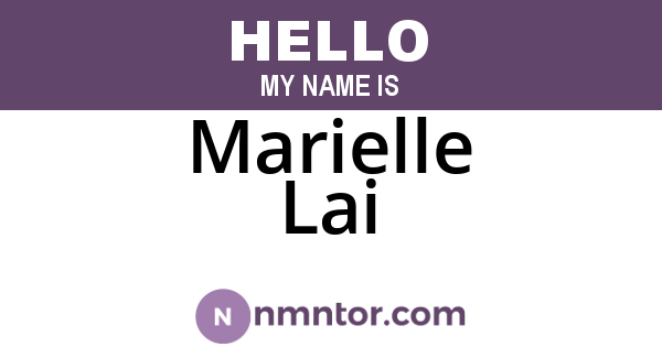 Marielle Lai