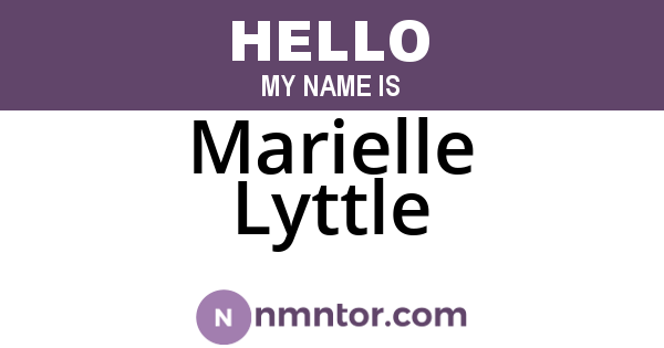 Marielle Lyttle