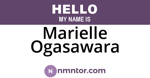 Marielle Ogasawara