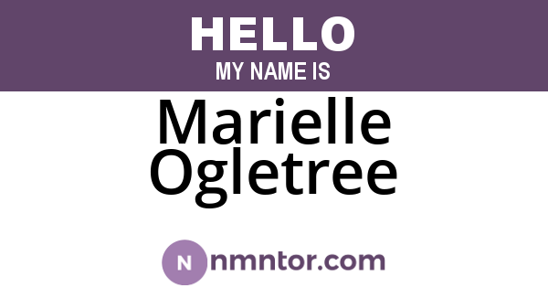 Marielle Ogletree