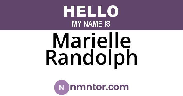 Marielle Randolph