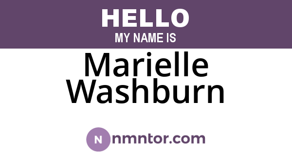 Marielle Washburn
