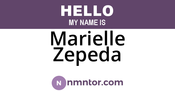 Marielle Zepeda