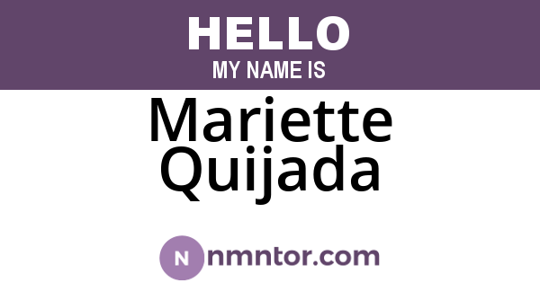 Mariette Quijada