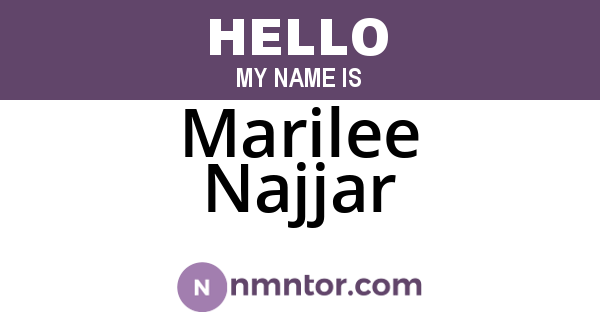 Marilee Najjar