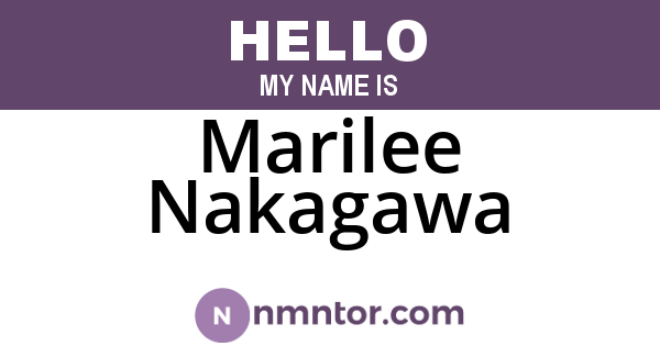 Marilee Nakagawa