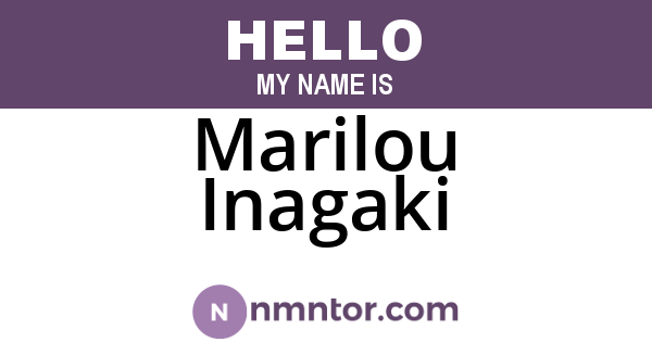 Marilou Inagaki