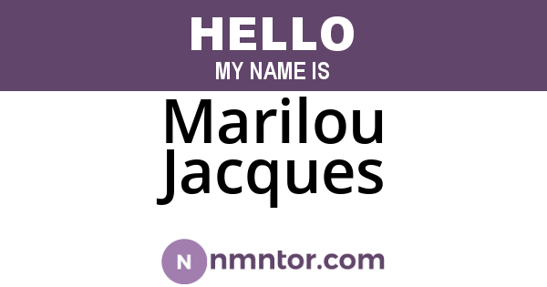 Marilou Jacques