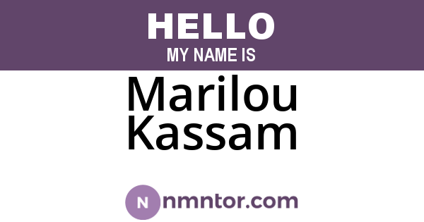Marilou Kassam