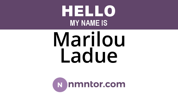 Marilou Ladue