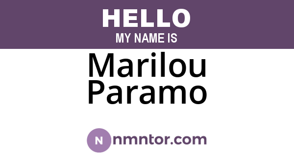 Marilou Paramo