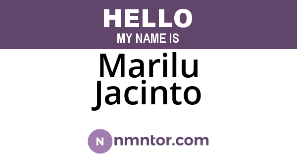 Marilu Jacinto
