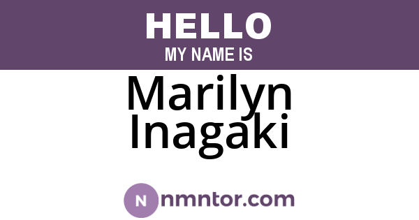 Marilyn Inagaki