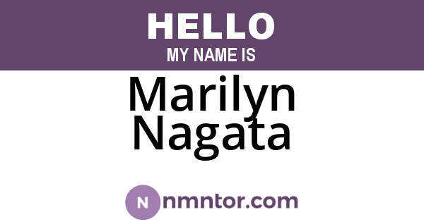 Marilyn Nagata