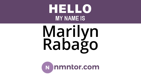 Marilyn Rabago