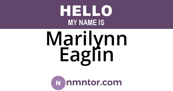 Marilynn Eaglin