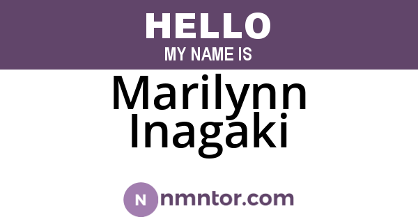 Marilynn Inagaki