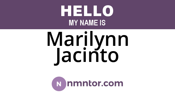 Marilynn Jacinto