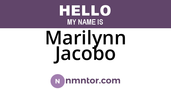 Marilynn Jacobo