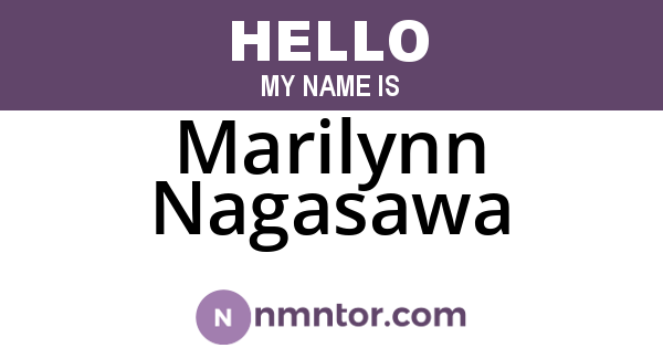Marilynn Nagasawa