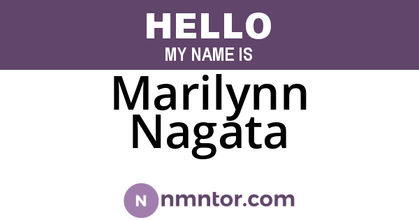 Marilynn Nagata