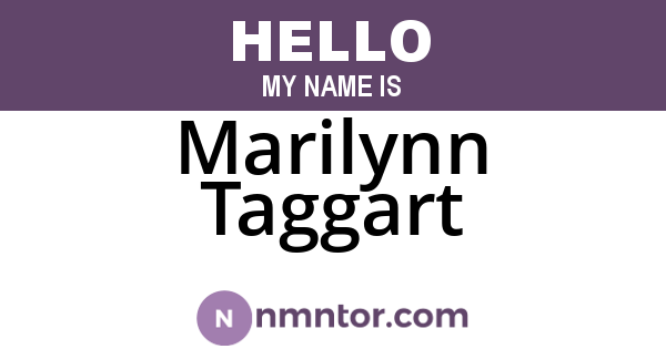 Marilynn Taggart