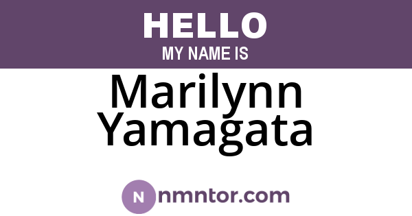 Marilynn Yamagata
