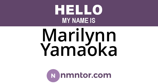 Marilynn Yamaoka