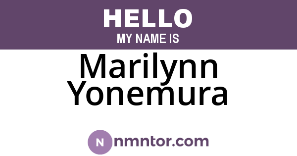 Marilynn Yonemura