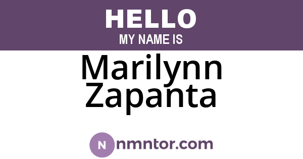 Marilynn Zapanta
