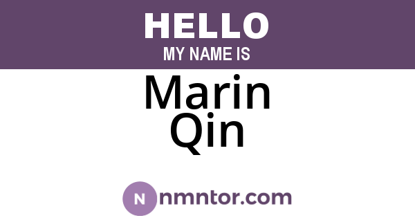 Marin Qin