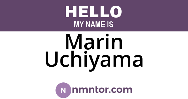 Marin Uchiyama