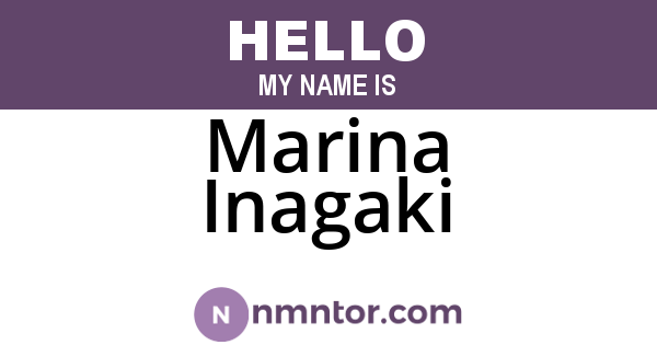 Marina Inagaki