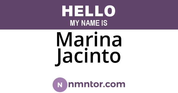 Marina Jacinto