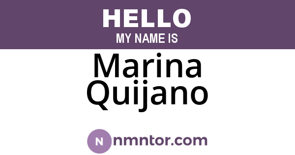Marina Quijano