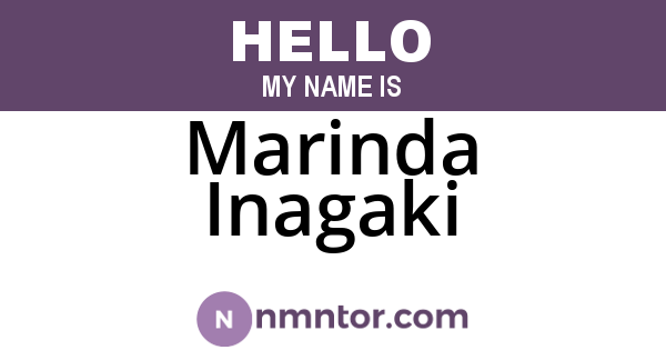 Marinda Inagaki