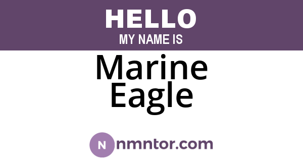 Marine Eagle