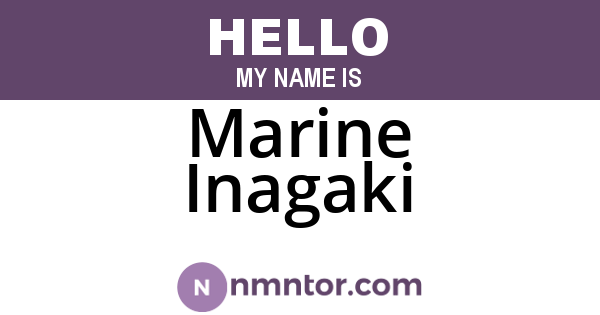 Marine Inagaki