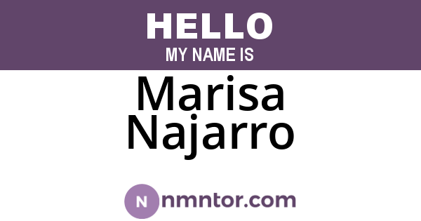 Marisa Najarro