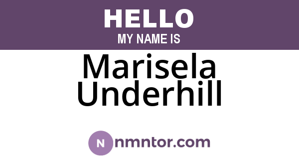 Marisela Underhill