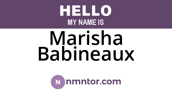 Marisha Babineaux