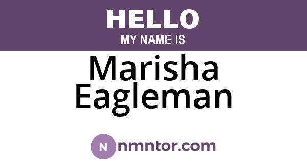 Marisha Eagleman