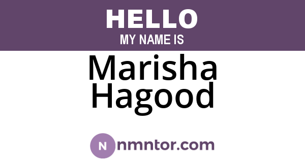 Marisha Hagood