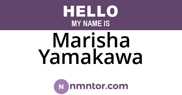 Marisha Yamakawa